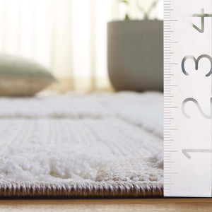 Safavieh Trends 126b Elegant Beige And Ivory Area Rug For Luxurious Home Decor And Comfort Enhancement Beige ,Ivory 70% Polyester,30% Polypropylene Trd126b-9r