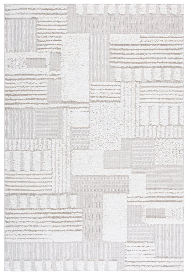 Safavieh Trends 126b Elegant Beige And Ivory Area Rug For Luxurious Home Decor And Comfort Enhancement Beige ,Ivory 70% Polyester,30% Polypropylene Trd126b-9r