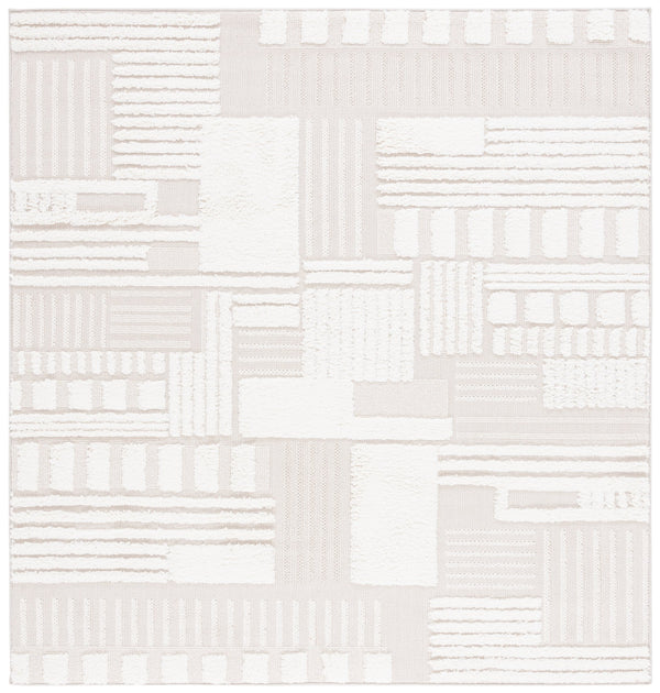 Safavieh Trends 126b Elegant Beige And Ivory Area Rug For Luxurious Home Decor And Comfort Enhancement Beige ,Ivory 70% Polyester,30% Polypropylene Trd126b-9r