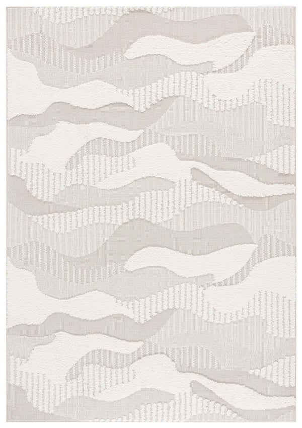 Safavieh Trends Exquisite Area Rug - Modern Abstract Design In Serene Beige And Ivory For Timeless Elegance Beige ,Ivory 70% Polyester,30% Polypropylene Trd128b-5