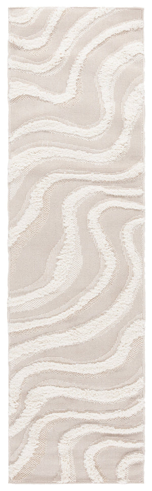 Safavieh Trends Elegant Power-loomed Area Rug – Timeless Modern Design In Luxurious Beige And Ivory Hues Beige ,Ivory 70% Polyester,30% Polypropylene Trd134b-4
