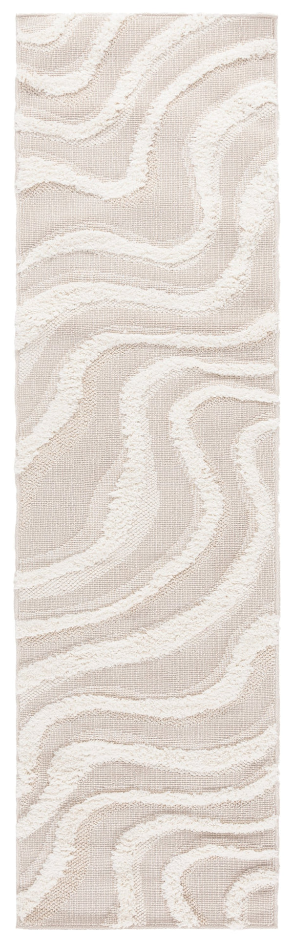 Safavieh Trends Elegant Power-loomed Area Rug – Timeless Modern Design In Luxurious Beige And Ivory Hues Beige ,Ivory 70% Polyester,30% Polypropylene Trd134b-4