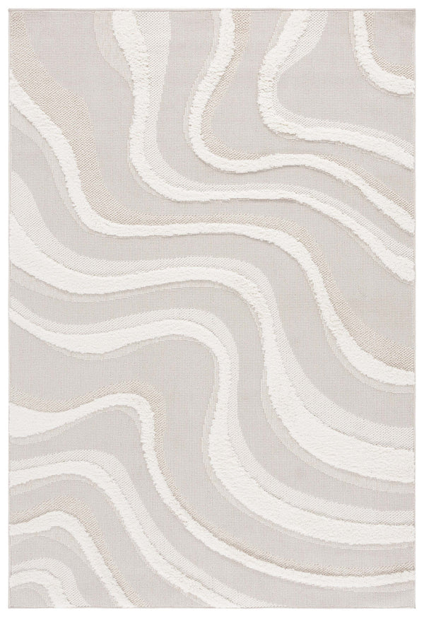 Safavieh Trends Elegant Power-loomed Area Rug – Timeless Modern Design In Luxurious Beige And Ivory Hues Beige ,Ivory 70% Polyester,30% Polypropylene Trd134b-4