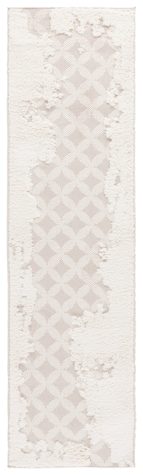 Safavieh Trends Modern Area Rug – Luxurious Plush Texture, Durable Craftsmanship, Timeless Design For Any Space Beige ,Ivory 70% Polyester,30% Polypropylene Trd136b-7r