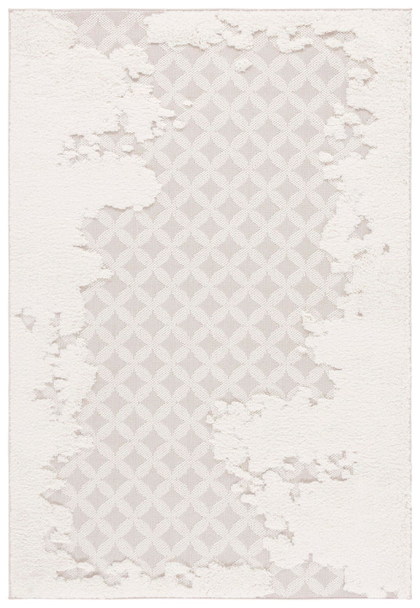 Safavieh Trends Modern Area Rug – Luxurious Plush Texture, Durable Craftsmanship, Timeless Design For Any Space Beige ,Ivory 70% Polyester,30% Polypropylene Trd136b-7r