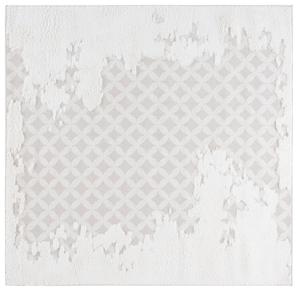 Safavieh Trends Modern Area Rug – Luxurious Plush Texture, Durable Craftsmanship, Timeless Design For Any Space Beige ,Ivory 70% Polyester,30% Polypropylene Trd136b-7r