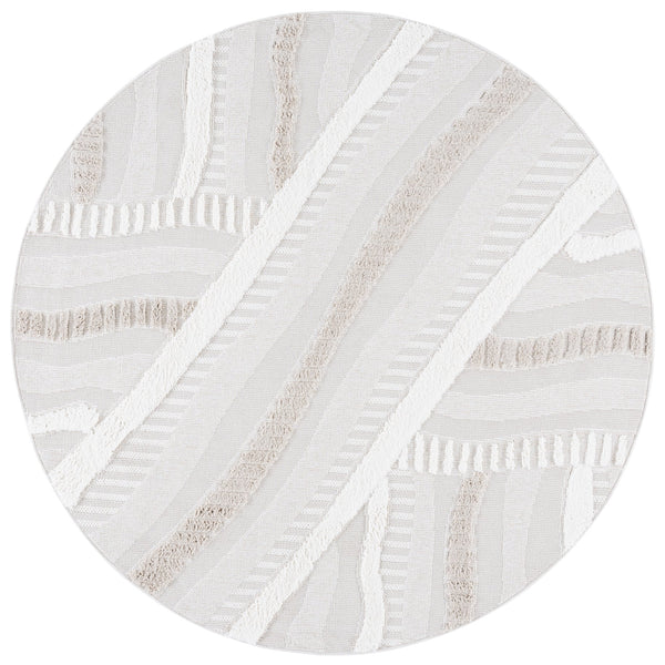 Safavieh Trends Luxurious Area Rug In Serene Beige And Ivory - Enhance Your Home Décor With Elegance Beige ,Ivory 70% Polyester,30% Polypropylene Trd138b-5