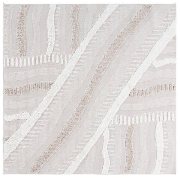 Safavieh Trends Luxurious Area Rug In Serene Beige And Ivory - Enhance Your Home Décor With Elegance Beige ,Ivory 70% Polyester,30% Polypropylene Trd138b-5