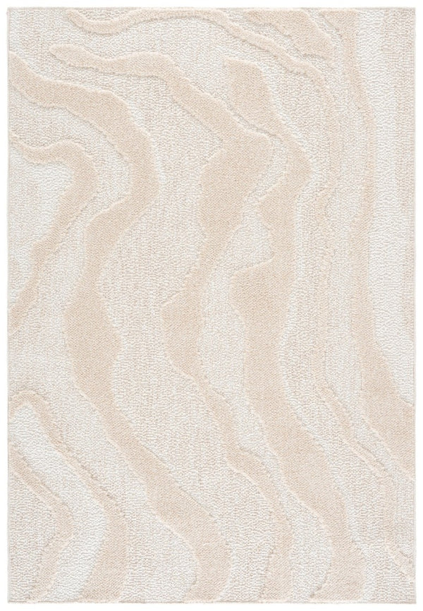 Safavieh Trends Power Loomed Solid Beige Ivory Runner Rug for Hallway or Kitchen Floor 6'-0" x 9'-0" TRD502B-6