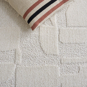 Safavieh Trends Power Loomed Solid Ivory Runner Rug for Hallways and Entryways Low Pile 5'-3" x 7'-6" TRD504A-5