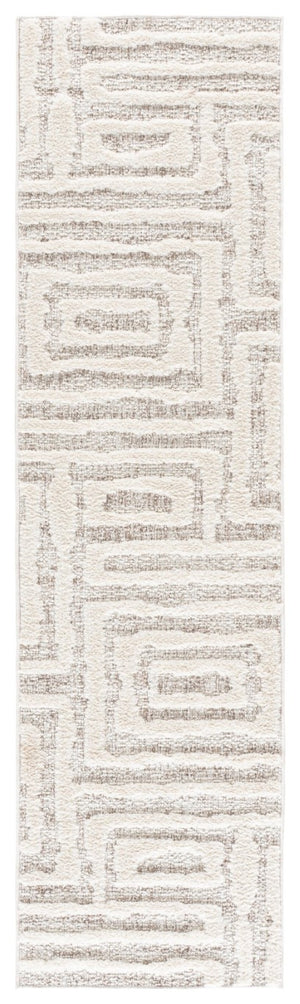 Safavieh Trends Solid Neutral Runner Rug in Polyester Jute Blend for Hallways and Entryways 2'-2" x 8'-0" TRD506A-28