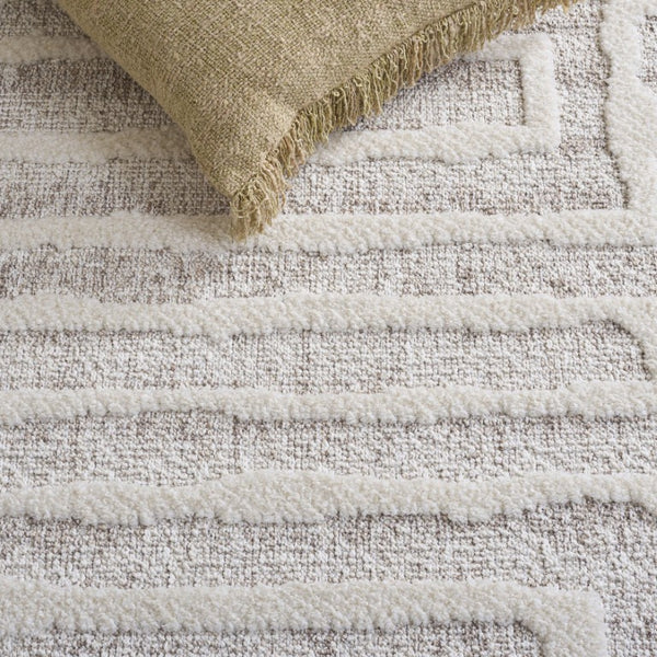Safavieh Trends Solid Neutral Runner Rug in Polyester Jute Blend for Hallways and Entryways 2'-2" x 8'-0" TRD506A-28