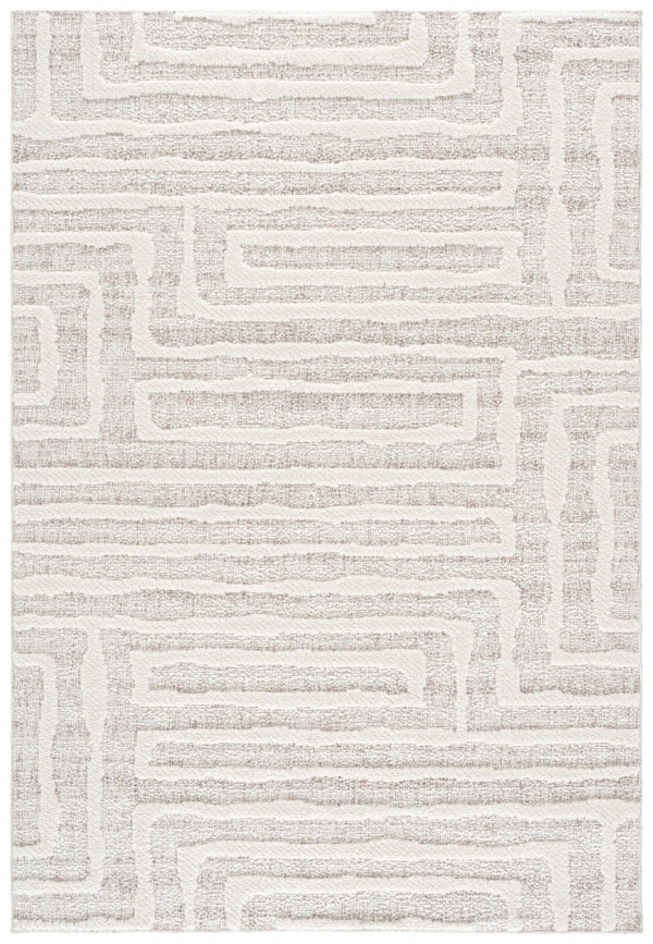 Safavieh Trends Solid Neutral Runner Rug in Polyester Jute Blend for Hallways and Entryways 6'-0" x 9'-0" TRD506A-6
