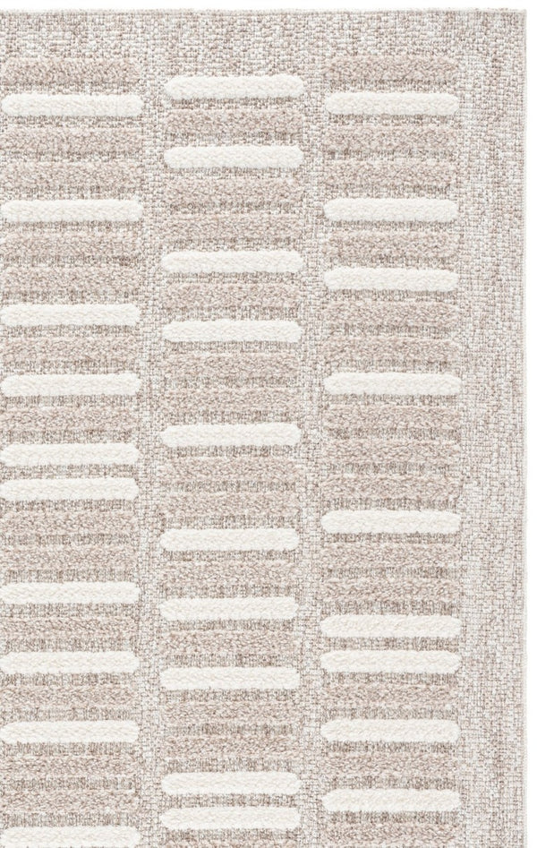 Safavieh Trends Power Loomed Solid Runner Rug in Taupe Ivory for Hallways and Entryways 6'-0" x 9'-0" TRD508E-6