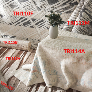 Safavieh Tribeca Hand-Knotted Wool Cotton Area Rug in Grey Ivory for Living Room Floors 8'-0" x 10'-0" TRI110F-8