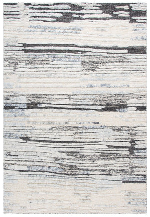 Safavieh Tribeca Hand Knotted Wool Cotton Area Rug Solid Blue Grey for Large Living Rooms 6'-0" x 9'-0" TRI111M-6
