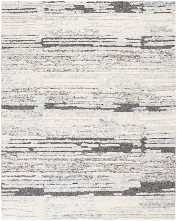 Safavieh Tribeca Hand Knotted Wool Cotton Area Rug Solid Blue Grey for Large Living Rooms 9'-0" x 12'-0" TRI111M-9