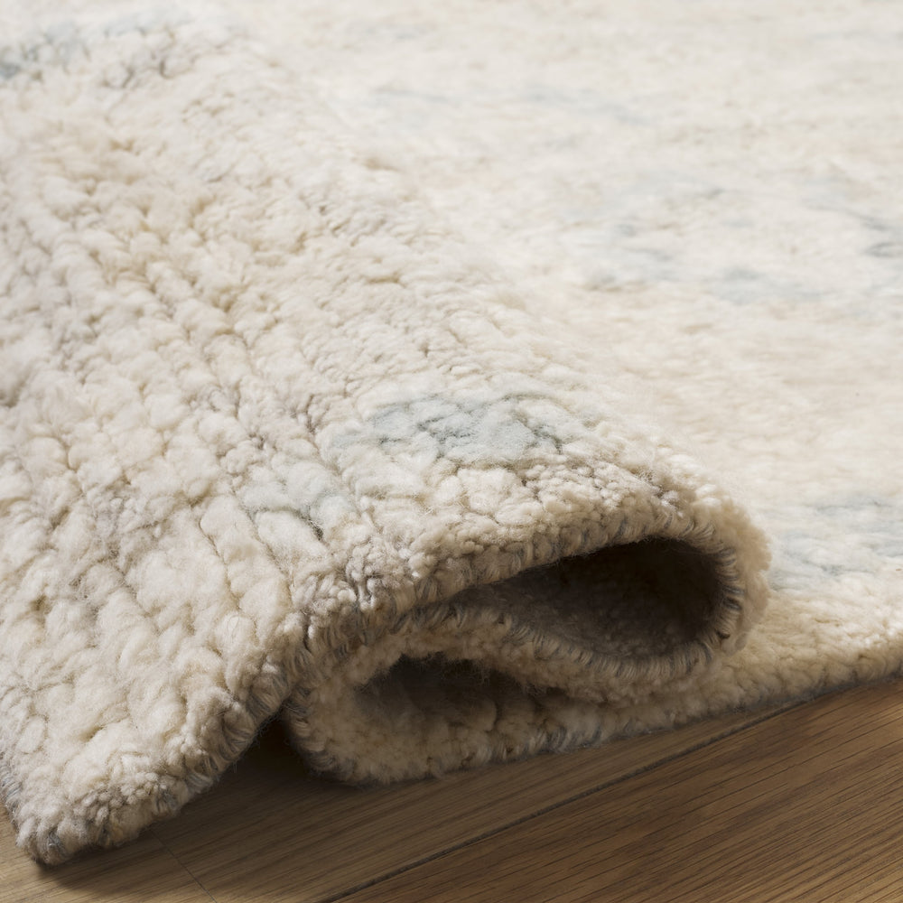 Safavieh Tribeca Hand-Knotted Wool Cotton Rug In Light Blue Beige – Scandinavian Elegance, Soft Durable Centerpiece 9'-0" x 12'-0" TRI112A-9