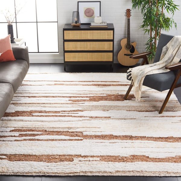 Safavieh Tribeca 113 Hand Knotted Modern Rug IIX Ivory / Beige TRI113A-8