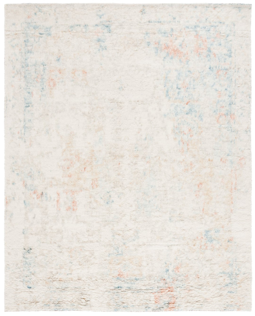 Safavieh Tribeca 114 Hand Knotted  Rug IIX Blue / Rust TRI114A-8
