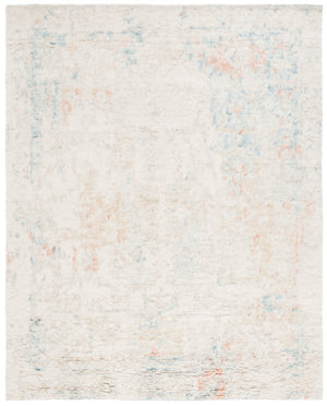 Safavieh Tribeca 114 Hand Knotted  Rug IIX Blue / Rust TRI114A-8