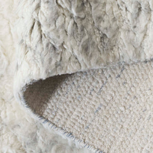 Safavieh Tribeca Modern Hand Knotted Area Rug - Luxurious Abstract Design In Soft Grey And Ivory Colors Grey ,Ivory 80% Wool,20% Cotton Tri117f-10