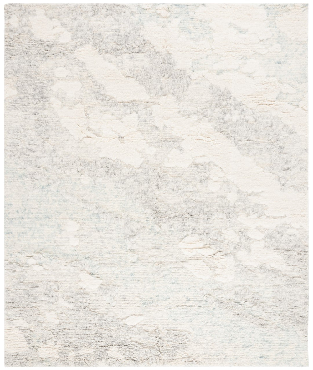 Safavieh Tribeca 117 Hand Knotted Modern Rug Grey / Ivory 8' x 10'