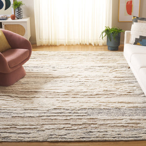 Safavieh Tribeca Luxurious Wool Pile Area Rug – Elegant Ivory And Brown Design For Stunning Interiors Ivory ,Brown Wool Pile Tri121a-6