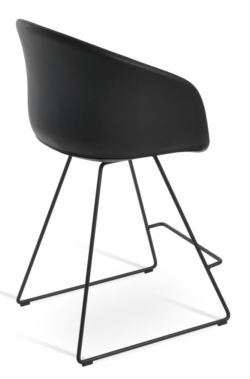 Soho Concept Tribeca Wire Stools - Stylish Counter & Bar Seating In Premium Fabrics With 10-year Warranty Options Black  Soho-concept-dining-chair-10004