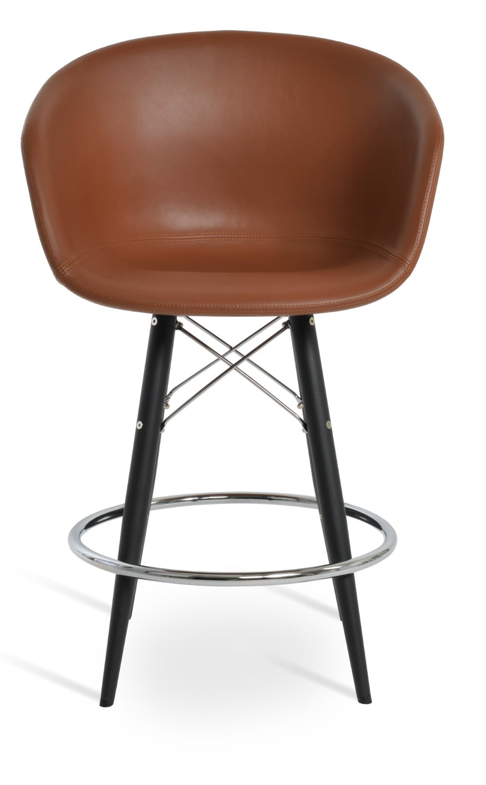 Soho Concept Tribeca Pyramid-mw Swivel Stools – Stylish Leatherette Bar & Counter Seating With 2-year Warranty Black  Soho-concept-dining-chair-10027