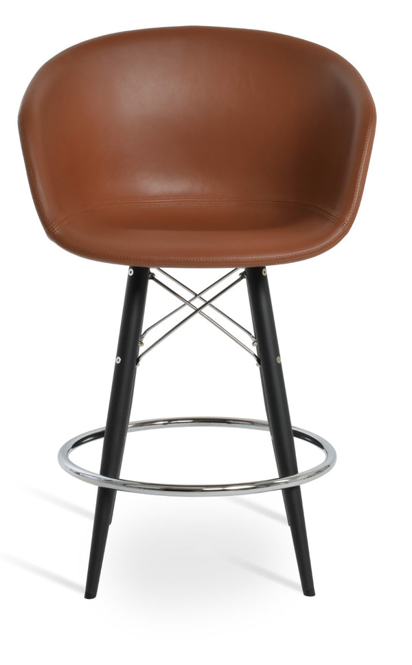 Soho Concept Tribeca Pyramid-mw Swivel Stools – Stylish Leatherette Bar & Counter Seating With 2-year Warranty Black  Soho-concept-dining-chair-10026