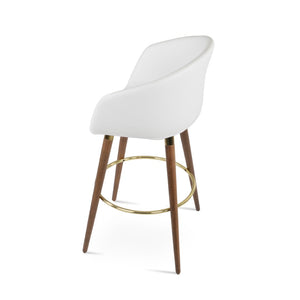 Soho Concept Tribeca Gz.Wood Barstools & Counterstools - Stylish Leatherette Seating With 2-year Guarantee! Walnut,Gold,White  Soho-concept-dining-chair-10037