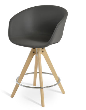 Soho Concept Tribeca Wood Swivel Barstools & Counterstools – Stylish Fabrics, 10-year Guarantee & Durable Design Natural,Ash,Grey  Soho-concept-dining-chair-10056
