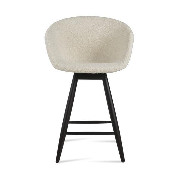 Soho Concept Tribeca Baba Barstools & Counterstools - Elegant Camira Wool Fabric, 10-year Guarantee & Durable Design White  Soho-concept-dining-chair-07216