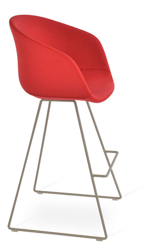 Soho Concept Tribeca Barstools & Counterstools - Premium Fabric Options With 10-year Warranty & Stylish Design Red  Soho-concept-dining-chair-09949