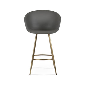 Soho Concept Tribeca Galata Barstools & Counterstools - Stylish Leatherette, Chrome Finish, 2-year Warranty! Brass,Grey Steel Tubular Legs Soho-concept-dining-chair-09961