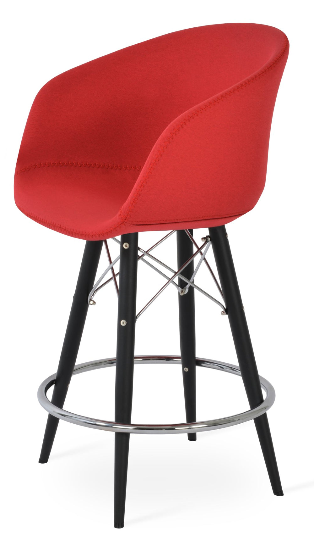 Soho Concept Tribeca Mw Barstools & Counterstools - Stylish Comfort In Boucle, Velvet & Nubuck Fabrics, 10-year Warranty Grey  Soho-concept-dining-chair-10047
