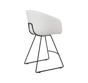 Soho Concept Tribeca Barstools & Counterstools - Soft Leatherette, Solid Wood, 2-year Guarantee, Stylish Comfort Black,White  Soho-concept-dining-chair-09989