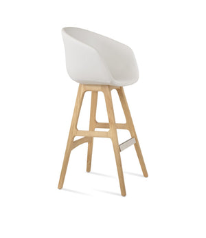 Soho Concept Tribeca Barstools & Counterstools - Soft Leatherette, Solid Wood, 2-year Guarantee, Stylish Comfort Ash,Natural,White  Soho-concept-dining-chair-09991