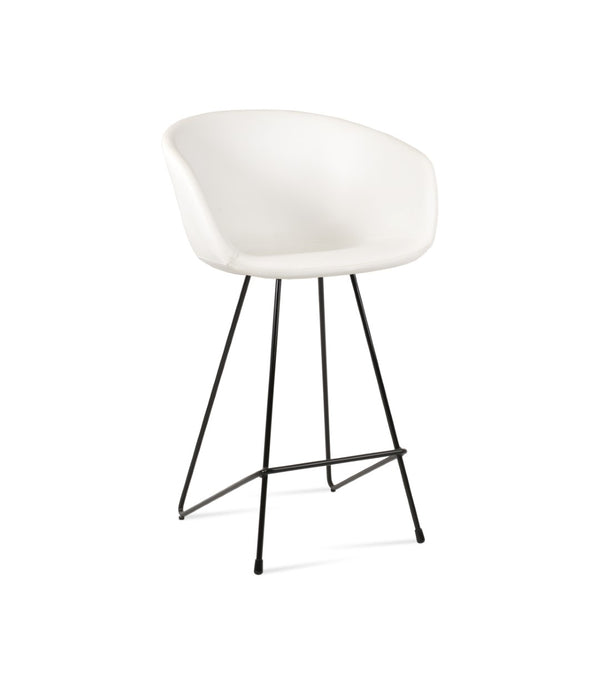 Soho Concept Tribeca Cat Barstools & Counterstools - Modern Wire Design, Soft Leatherette, 2-year Guarantee Black,White  Soho-concept-dining-chair-09926