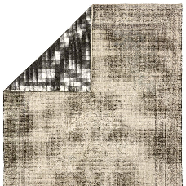Jaipur Living Tesorino Vintage Tan Medallion Rug - Handcrafted, Timeless Design for Modern Homes