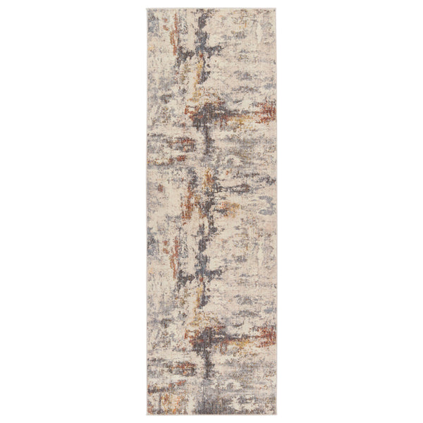 Jaipur Living Vibe by Jaipur Living Abstract Watercolor Polyester Area Rug for or Dining Rooms 2'9"X8' RUG149295