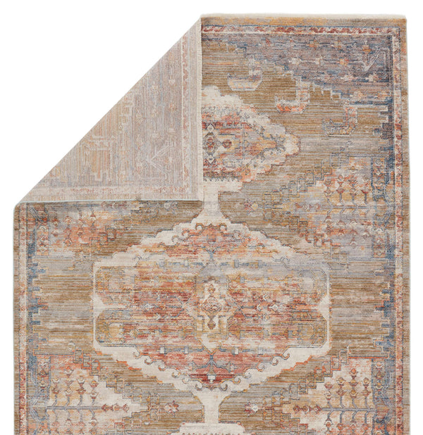 Jaipur Living Vibe by Jaipur Living Haelyn Distressed Medallion Polyester Area Rug for Rooms 2'9"X8' RUG149303