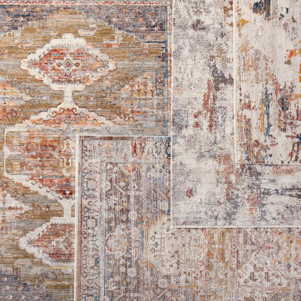 Jaipur Living Vibe by Jaipur Living Haelyn Distressed Medallion Polyester Area Rug for Rooms 2'9"X8' RUG149303