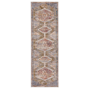 Jaipur Living Vibe by Jaipur Living Haelyn Distressed Medallion Polyester Area Rug for Rooms 2'9"X8' RUG149303