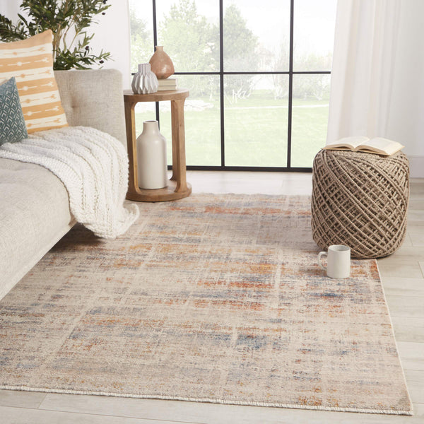 Jaipur Living Vibe by Jaipur Living Aerin Power Loomed Polyester Abstract Rug for Boho Spaces 3' x 12' RUG151803