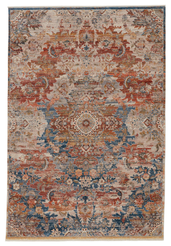 Jaipur Living Vibe by Jaipur Living Jemsa Ornate Medallion Polyester Rug for Room Decor 5'3"X7'10" RUG149308