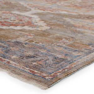 Jaipur Living Vibe by Jaipur Living Jemsa Ornate Medallion Polyester Rug for Room Decor 3'X12' RUG151804