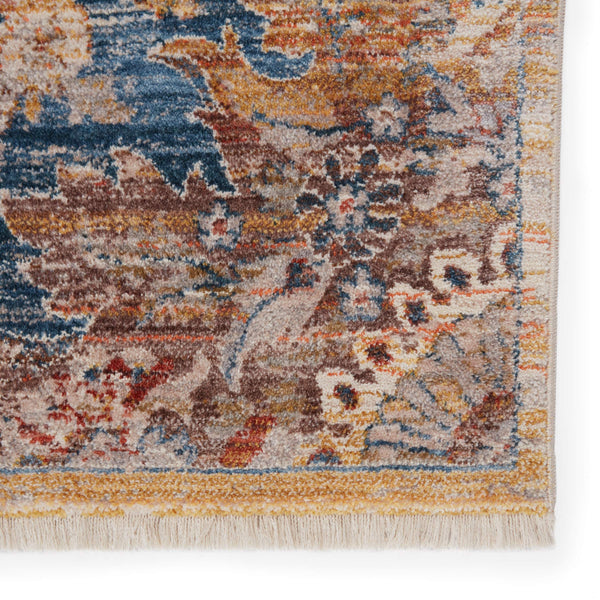 Jaipur Living Vibe by Jaipur Living Jemsa Ornate Medallion Polyester Rug for Room Decor 3'X12' RUG151804
