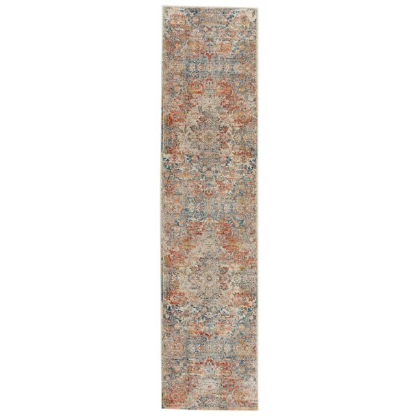 Jaipur Living Vibe by Jaipur Living Jemsa Ornate Medallion Polyester Rug for Room Decor 3'X12' RUG151804